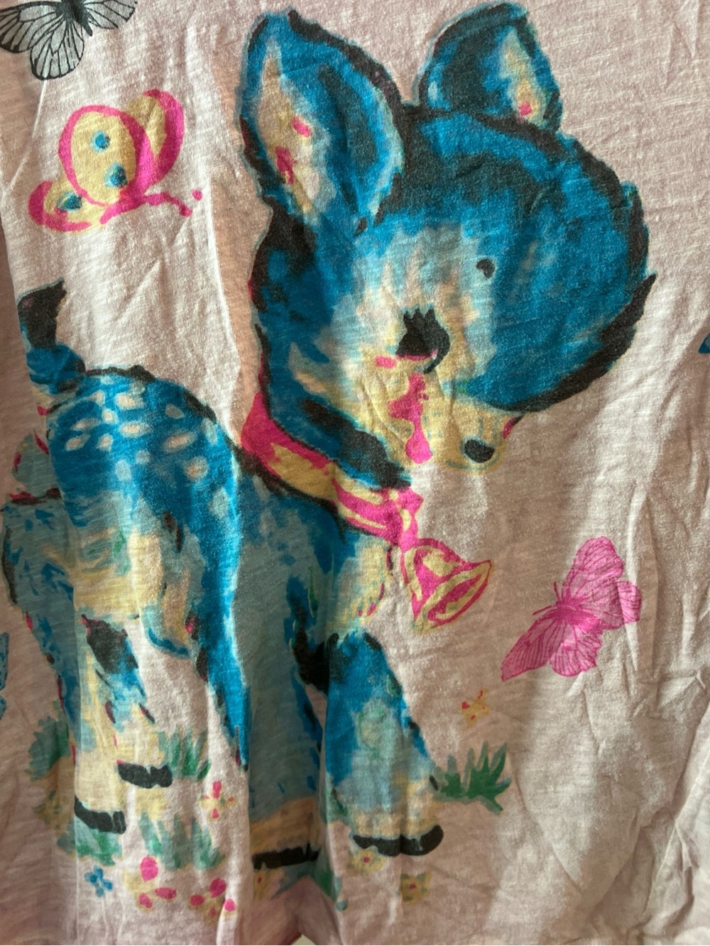 Magnolia Pearl Pink Long-Sleeve Graphic Deer Top - Picture 4 of 7
